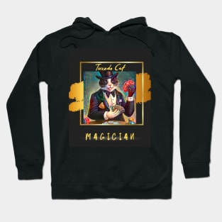 Tuxedo Cat Magician Hoodie